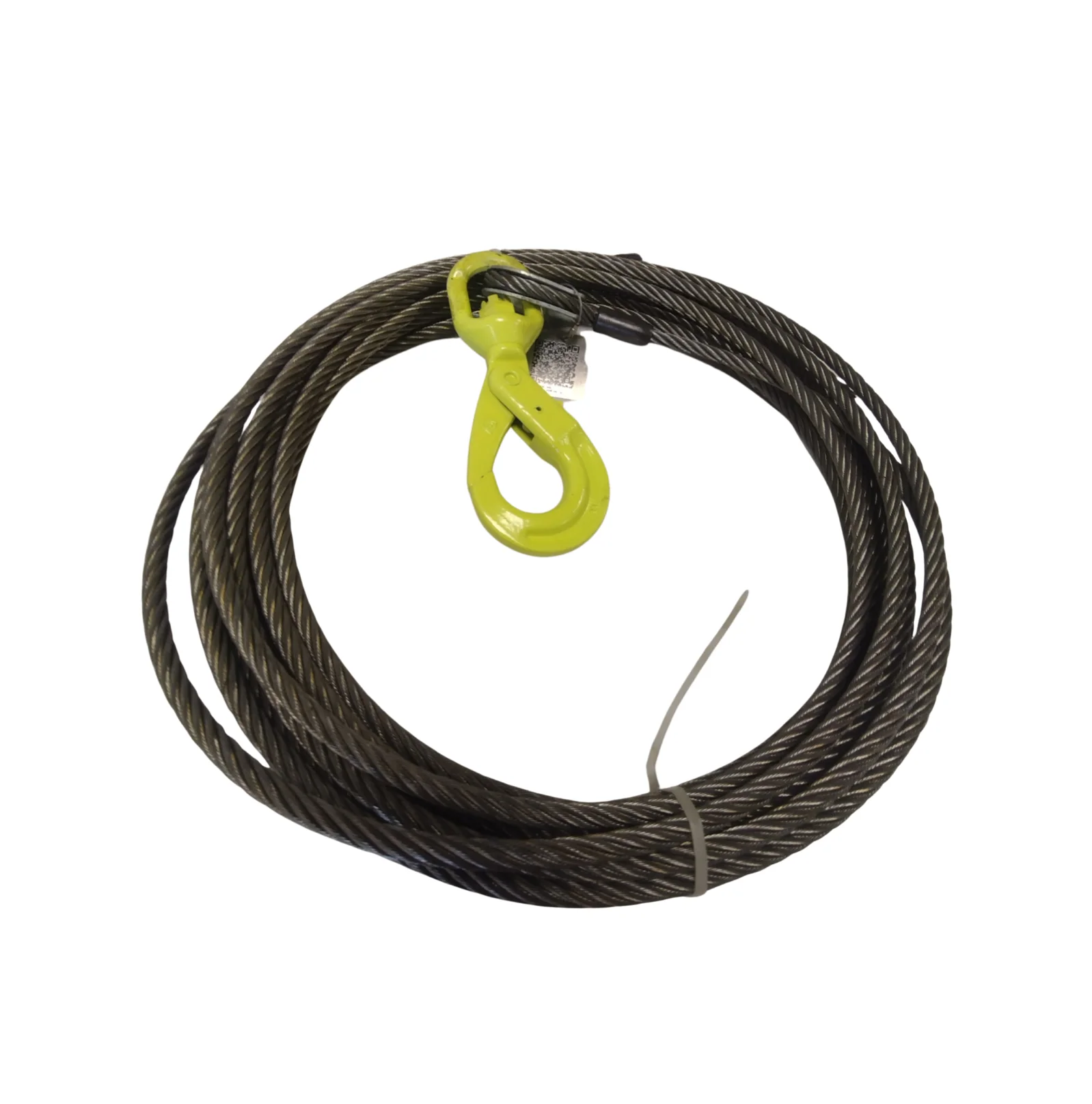 All Grip 3/8" x 100' Fiber Core Self Locking Swivel Hook Winch Cable - Image 7