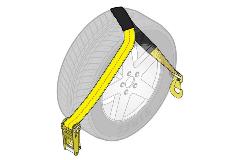 BA Products 2" Strap w/ Flat Snap Hook & Cordura Sleeve - Image 2