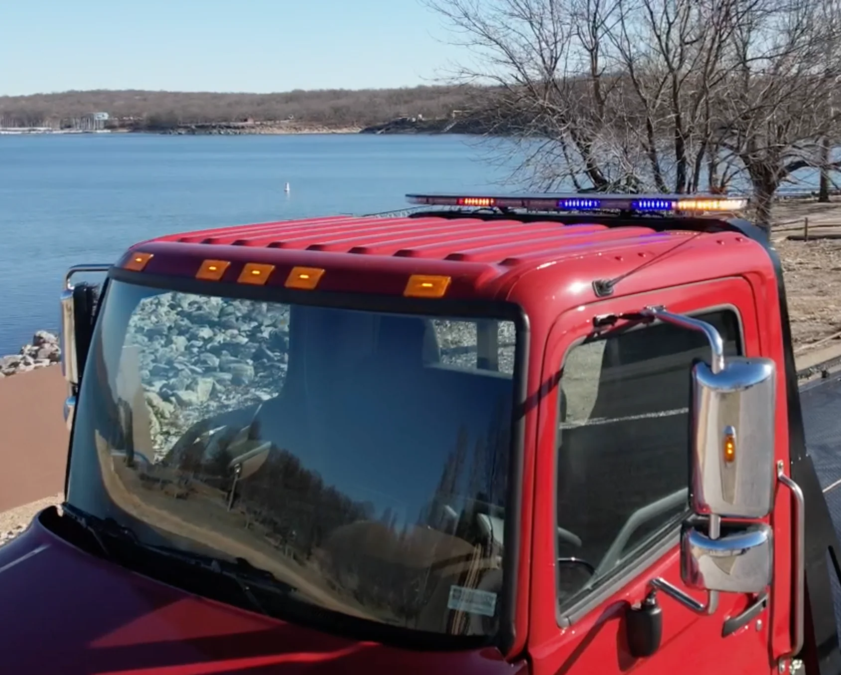 BATP Red / Blue / Clear LED Light Bar - Image 10