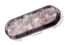 Maxxima 6" Oval LED Park/Turn Light, Amber/Clear - Image 2