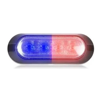 Maxxima Ultra Thin Warning Light Red Clear