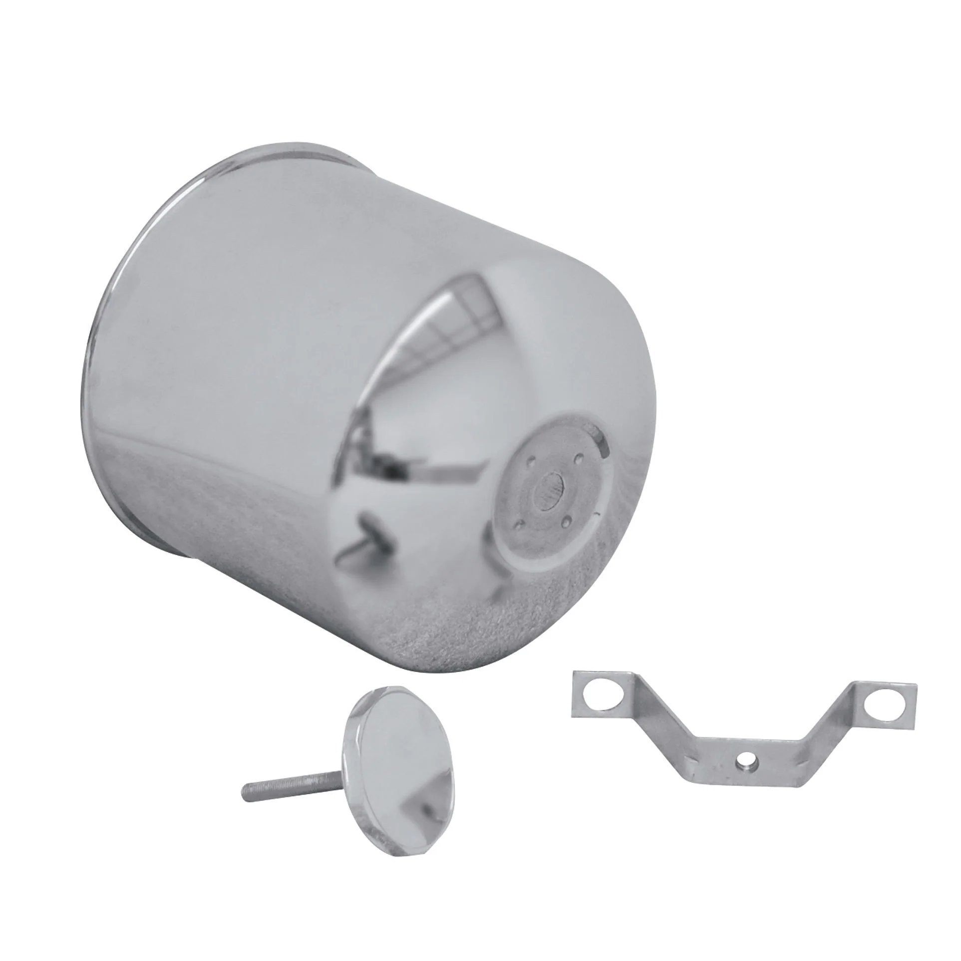 Phoenix QuickTrim Stainless Steel Rear Axle Hub Cover Kit for Medium Duty Trucks
