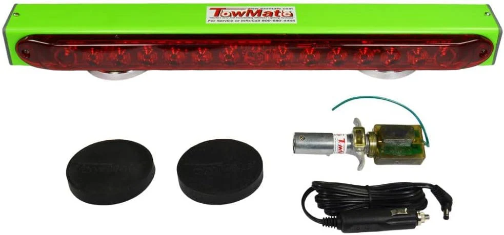 TowMate 22 Inch Wireless Tow Light Bar TM22G Lime Light With 14 LEDs Stop Tail Turn Signals - Image 5