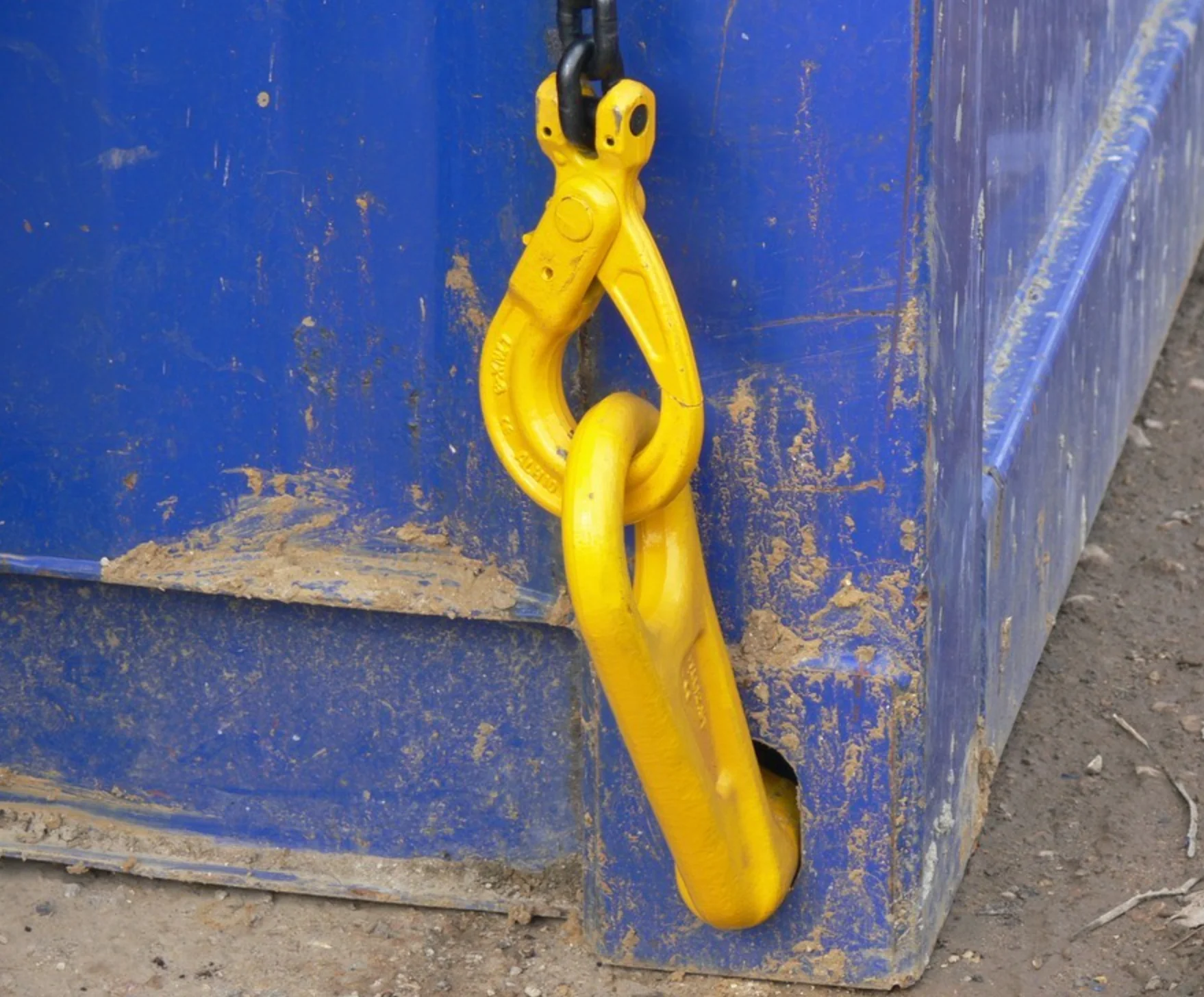 B/A Products Yoke Grade 80 Right 45-Degree Container Hook - Image 2